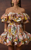 IBIZA TOP -  GARDEN FLORAL