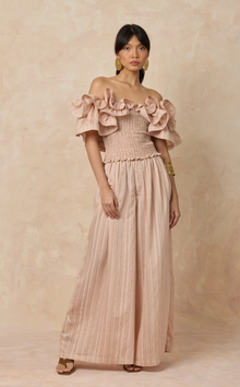  PALERMO PANTS - BLUSH STRIPES