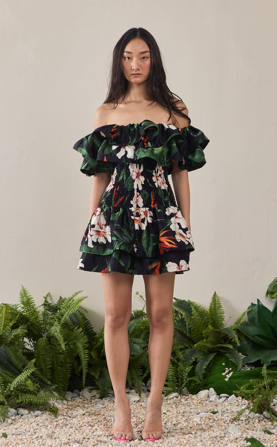 IPANEMA DRESS - BOTANICAL FOREST