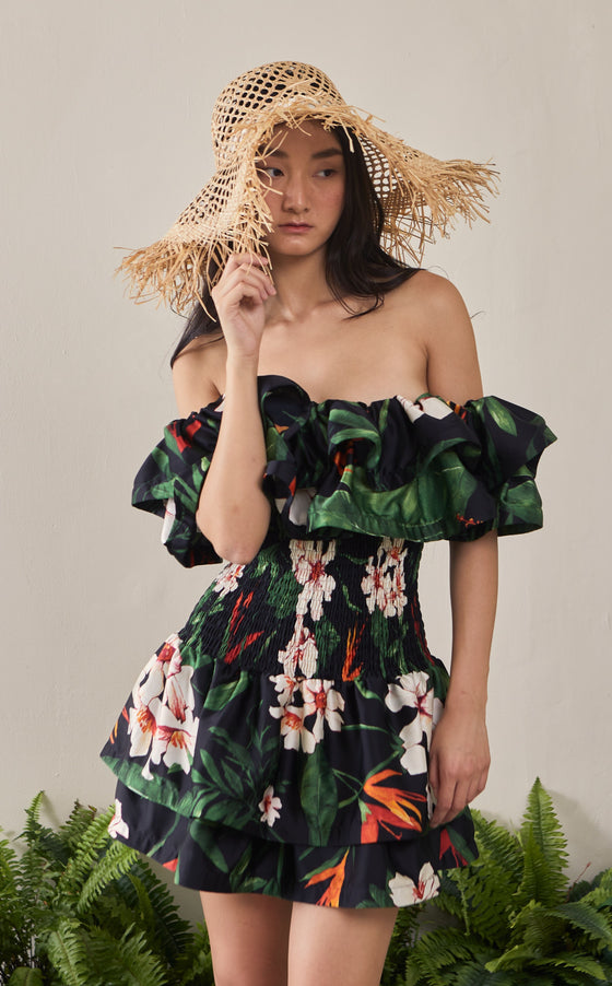 IPANEMA DRESS - BOTANICAL FOREST