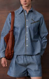 ALI BOXERS - DENIM CHAMBRAY