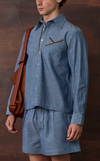 ALI BOXERS - DENIM CHAMBRAY