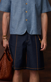 HAKUBA SHORTS - BLUE DENIM
