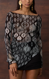 KORA TOP - GRAPHITE