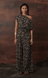 BALI PANTS - BLACK BOTANICAL
